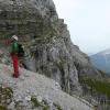 Unser Reporter probierte die Klettertour "Eisenzeit" an der Zugspitze aus