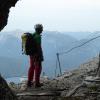 Unser Reporter probierte die Klettertour "Eisenzeit" an der Zugspitze aus