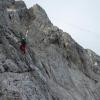 Unser Reporter probierte die Klettertour "Eisenzeit" an der Zugspitze aus