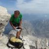 Unser Reporter probierte die Klettertour "Eisenzeit" an der Zugspitze aus