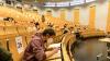 Doch Online-Klausuren seien aus Sicht der Hochschul-Leitung in vielen Fällen nicht möglich gewesen, wie hier im Fach Projektmanagement im Thomas-Dachser-Auditorium.