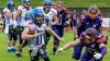 Die Allgäu Comets aus Kempten gewinnen gegen die Frankfurt Universe mit 42:10.