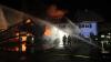 Brand nahe Kaufbeuren: Ein ehemaliges landwirtschaftliches Anwesen im Ortskern von Leinau (Ostallgäu) stand in der Nacht zum Mittwoch in Flammen.