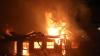 Brand nahe Kaufbeuren: Ein ehemaliges landwirtschaftliches Anwesen im Ortskern von Leinau (Ostallgäu) stand in der Nacht zum Mittwoch in Flammen.