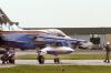 Der Start dieses Kampfflugzeugs vom Typ Tornado mit einer weiß-blauen Sonderlackierung war der symbolische letzte Flug des Jagdbombergeschwaders 34 "Allgäu" der Bundeswehr am 21. Oktober 2002. Im Zuge der Bundeswehrreform wurde das Geschwader zum Jahresende 2002 aufgelöst.