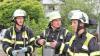 Personenrettung in einer Behinderteneinrichtung: Der Löschzug 3 der Memminger Feuerwehr hatte im Rahmen einer Einsatzübung die Bewohnerinnen und Bewohner eines massiv verrauchten Obergeschosses in Sicherheit zu bringen. Das Vorgehen war bei minimaler Sicht nur mit Atemschutz möglich.