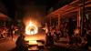 Trommeln, Feuer und ausgelassene Stimmung. Beim Lagerleben ging es auch am zweiten Tag heiß her.