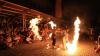 Trommeln, Feuer und ausgelassene Stimmung. Beim Lagerleben ging es auch am zweiten Tag heiß her.