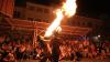 Trommeln, Feuer und ausgelassene Stimmung. Beim Lagerleben ging es auch am zweiten Tag heiß her.