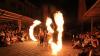 Trommeln, Feuer und ausgelassene Stimmung. Beim Lagerleben ging es auch am zweiten Tag heiß her.