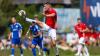 700 Zuschauer sehen im Westallgäuer Derby in der Fußball-Landesliga eine faustdicke Überrraschung: Aufsteiger TSV Heimenkirch (in Blau) gewinnt mit 2:0 beim FV Rot-Weiß Weiler.