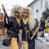 Bei Schneegestöber zogen die Narren durch Aichstetten. Rund 70 Gruppen waren beim Jubiläumssprung mit von der Partie. Die Bilder in unserer Galerie.