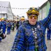 Bei Schneegestöber zogen die Narren durch Aichstetten. Rund 70 Gruppen waren beim Jubiläumssprung mit von der Partie. Die Bilder in unserer Galerie.