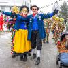 Bei Schneegestöber zogen die Narren durch Aichstetten. Rund 70 Gruppen waren beim Jubiläumssprung mit von der Partie. Die Bilder in unserer Galerie.