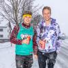 Bei Schneegestöber zogen die Narren durch Aichstetten. Rund 70 Gruppen waren beim Jubiläumssprung mit von der Partie. Die Bilder in unserer Galerie.