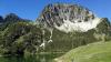 Wer es geschickt anstellt, kann einen schönen Schnappschuss vom Gaisalpsee und Rubihorn machen – ohne dass allzu viele Wanderer auf dem Bild zu sehen sind.