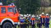 Rund 100 Einsatzkräfte nahmen an der Übung auf dem Gelände des Flughafens Memmingen teil. Erstmals war auch eine Drohnengruppe dabei.