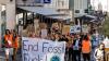 Beim Globalen Klimastreik der Fridays for Future in Kempten nahmen am 1. September 2023 rund 400 Demonstranten teil.