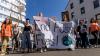 Beim Globalen Klimastreik der Fridays for Future in Kempten nahmen am 1. September 2023 rund 400 Demonstranten teil.