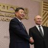 Der Gastgeber und sein wichtigster Gast: Putin mit dem chinesischen Staatschef Xi.