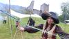 Zum Mittelalterfest haben die Burgfreunde auf die Burgruine geladen, um in die Welt der Ritter, Burgfräulein, Burschen und Mägde einzutauchen.