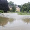 Das Wasser flutete Schloss Blumenthal im Juni 2024.