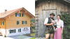 Vier Ferienwohnungen sind in dem Neubau in Oberstdorf-Rubi (links) inzwischen entstanden. Bernadette Leumann betreibt das Haus mit ihrem Mann Johannes (rechtes Bild).