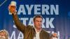 Markus Söder redet auf dem diesjährigen Gillamoos in Abensberg gegen den Abwärtstrend der Union an.
