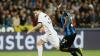 Eder Balanta (r) vom FC Brügge gegen Lionel Messi von Paris Saint-Germain. Am Ende reichte es nur für ein 1:1.