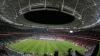 Das Al-Thumama-Stadion während der offiziellen Einweihungszeremonie. Das Stadion wird einer der Austragungsorte der Fußball-Weltmeisterschaft 2022 in Katar sein. Wie die Großveranstaltung unter Corona stattfinden kann, muss noch im Detail geklärt werden.