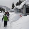 Auch tiefe Temperaturen können Camper längst nicht vom Wintercamping im Allgäu abhalten.