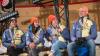 Medaillen satt haben die Oberstdorfer Wintersportler um Luisa Goerlich, Selina Freitag, Katharina Althaus und Karl Geiger (v.l.) den über 1000 Zuschauern beim großen Empfang gestern Abend präsentieren können.