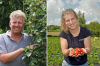 Der Lindauer Obstbauer Andreas Willhalm (links) ist stellvertretender Kreisobmann des Bayerischen Bauernverbands. Lena Nüberlin aus Lindau ist Obstbäuerin in der 26. Generation.