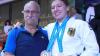 Nahe dran: Dieter Zimmermann, Judo-Abteilungsleiter des TV Kaufbeuren, mit der ehemaligen Kaderathletin Lisa Dollinger, die in ihrer aktiven Zeit die Olympischen Spiele nur aufgrund ihrer Verletzungen verpasst hatte.