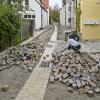 Der Durchgang durch die Brudergasse bleibt vermutlich bis Weihnachten gesperrt.