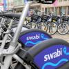 Am Montag geht das Leihradsystem mit dem Namen „Swabi“ (ein Kunstwort aus swa für Stadtwerke und „Bike“) in Betrieb. 