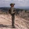 Ein israelischer Soldat im südlibanesischen Dorf Naqoura an der Grenze zu Israel.