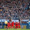 Grund zur Freude: Die Bayern bejubeln die 1:0-Führung.