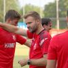 Im Hinspiel jubelten Trainer Florian Fischer und der TSV Aindling gegen Erkheim über einen 1:0-Sieg, jetzt gewannen die Allgäuer das Rückspiel. 