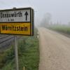 Die Ortsverbindungsstraße zwischen Wörnitzstein und Riedlingen ist weiter gesperrt. Die Bauarbeiten ziehen sich hin.