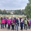 Die Gruppe bummelte durch die Kürbis-Jubiläumsausstellung.