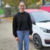 Isabel Ritter möchte mit ihrem Gefährt in die Schule nach Heidenheim fahren.