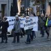 Die ehemaligen Corona-Demos finden nach wie vor einmal im Monat in Augsburg statt.