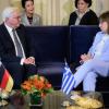 Bundespräsident Frank-Walter Steinmeier wird in Athen mit Reparationsfragen konfrontiert.