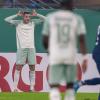 Marvin Ducksch von Werder Bremen feiert sein Tor zum 1:0 in Paderborn.