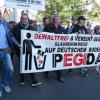 2014 wurde in Dresden das rassistische Bündnis «Patriotische Europäer gegen die Islamisierung des Abendlandes» (Pegida) gegründet. Vor einigen Tagen fand die voraussichtlich letzte Kundgebung der Vereinigung statt. (Archivfoto)