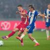 Die beiden früheren Bundesligisten Hertha BSC und der 1. FC Köln trafen in Berlin aufeinander.