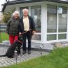 Christine und Georg Galonska feiern Goldene Hochzeit
und die Hündin Perri ist dabei. 