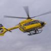 Ein Rettungshubschrauber brachte den Schwerverletzten nach dem Unfall im Chemieunterricht in Bad Schussenried in eine Spezialklinik. 