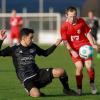 Umkämpfte Partie: Tobias Kruber (rechts) und der FC Rennertshofen trennten sich Oguzhan Halici und dem FC Gerolsbach mit einem Remis.